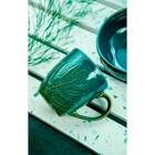 Caneca Porcelana Com Esmalte Reativo 372 Ml Verde Tropical