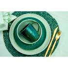 Caneca Porcelana Com Esmalte Reativo 372 Ml Verde Tropical