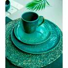 Caneca Porcelana Com Esmalte Reativo 372 Ml Verde Tropical