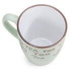 Caneca Porcelana Com Infusor Bon Gourmet Vintage Letters 350m