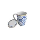 Caneca Porcelana Lyor Super White Com Tampa E Filtro Braga 31