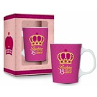 Caneca Porcelana Premium 280ml Na Caixa - Parabéns Pelos 15 A