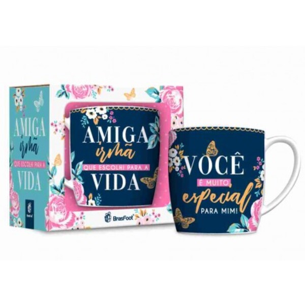 Caneca Porcelana Urban 360ml - Amiga Irma