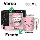 Caneca Porcelana Urban 360ml - Cat