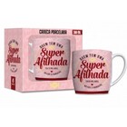 Caneca Porcelana Urban Família - Afilhada 360ml Brasfoot