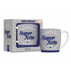 Caneca Porcelana Urban Família - Neto 360ml Brasfoot