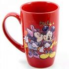 Caneca Porcelana Vermelha Mickey & Minnie: Disney