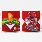 Caneca Power Rangers Vermelho Jason