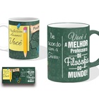 Caneca Presente Professora De Filosofia 325ml Cerâmina