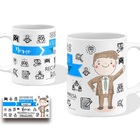 Caneca Profissão Gestor De Rh 325ml Branca Cerâmina