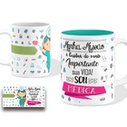 Caneca Profissão Médica Presente Branca 325ml Cerâmina