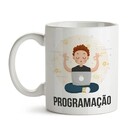 Caneca Programação Programador Com Nome - Interior E Alça Bra