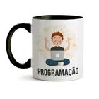Caneca Programação Programador Com Nome - Interior E Alça Pre