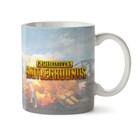 Caneca Pubg - Explosão - Interior E Alça Branca
