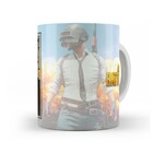 Caneca Pubg - Explosão - Interior E Alça Branca