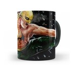 Caneca Punho De Ferro Luta - Interior E Alça Preta