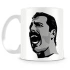 Caneca Queen Fred Mercury Head Desenho