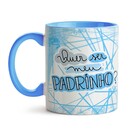 Caneca Quer Ser Meu Padrinho? - Personalize Com Foto - Interi