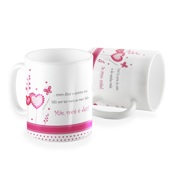 Caneca Quero Dizer O Quanto Sou Feliz Mae