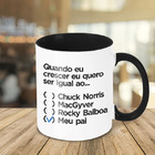 Caneca Quero Ser Igual Meu Pai - Menino