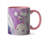 Caneca Re Zero Starting Life Emilia Interior E Alça Rosa