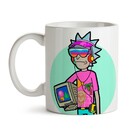 Caneca Rick And Morty Musica - Interior E Alça Branca