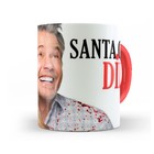 Caneca Santa Clarita Diet Sorriso - Interior E Alça Vermelho