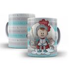 Caneca São Jorge Em Cerâmica Branca 325ml Aa