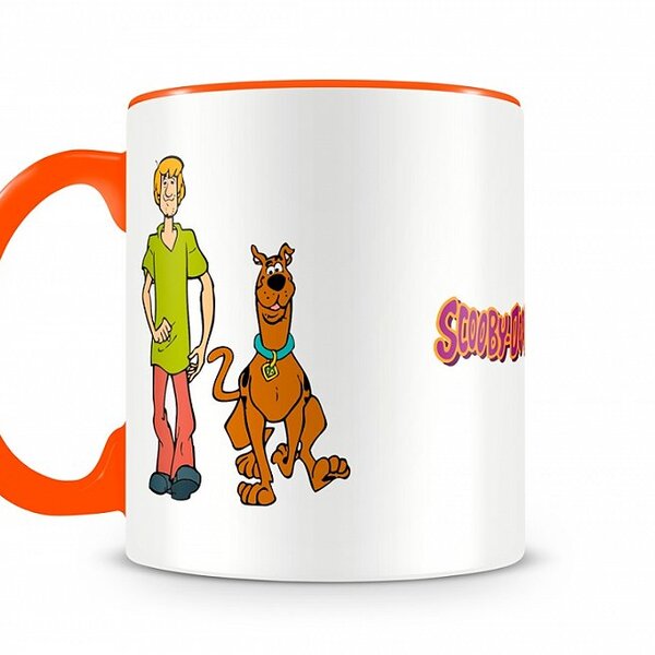 Caneca Scooby Doo E Salsicha Ii Laranja