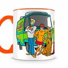 Caneca Scooby Doo Máquina De Mistério Laranja
