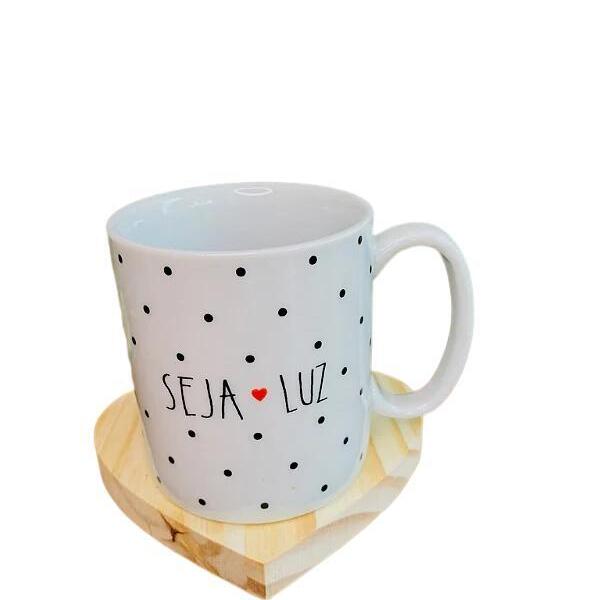 Caneca Seja Luz Infantil Refeições Dia Das Crianças 300ml