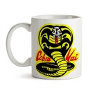 Caneca Série Cobra Kai No Mercy Interior E Alça Branca