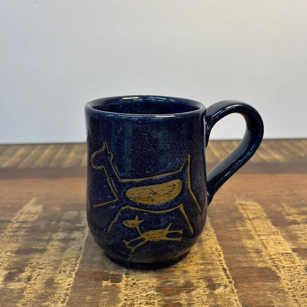 Caneca Serra Da Capivara Cor: Linha Azul