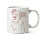Caneca Significado De Mãe Interior E Alça Branca