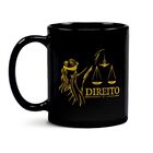Caneca Símbolo Direito Toda Preta
