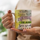 Caneca Sinto Muito Me Perdoe Te Amo Sou Grata