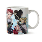 Caneca Snoopy Bom Dia! Interior E Alça Azul Claro