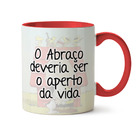 Caneca Snoopy Frase O Abraço