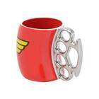 Caneca Soco Inglês Logo Mulher Maravilha 380 Ml