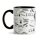 Caneca Sou Barbeiro - Interior E Alça Preta