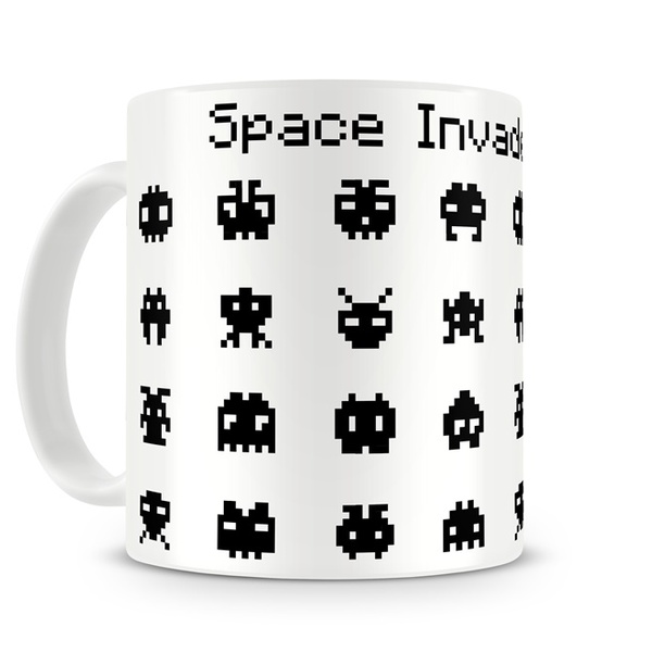 Caneca Space Invaders
