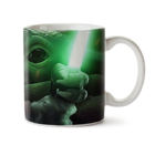 Caneca Star Wars Yoda Sabre Verde
