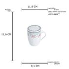 Caneca Tampa Filtro Porcelana Super White Amélia Lyor
