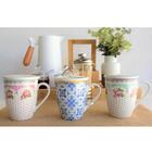 Caneca Tampa Filtro Porcelana Super White Rosé Lyor