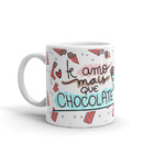 Caneca Te Amo Mais Que Chocolate