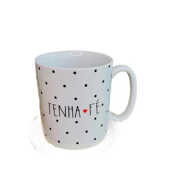 Caneca Tenha Fé Infantil Refeições Dia Das Crianças 300ml