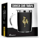 Caneca Termica Com Tampa Atletico Mineiro Galo 450ml Presente