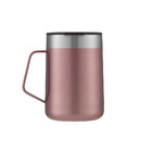Caneca Térmica Inox Com Tampa E Alça 414 Ml - Contigo - Rosê