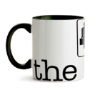 Caneca The Office Logo Gigante Interior E Alça Preta