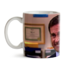 Caneca The Office Michael Scott Interior E Alça Branca